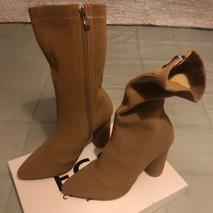 Knit-style Sock Boots